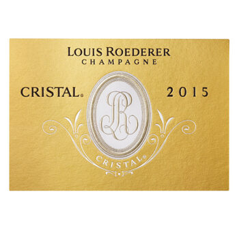 Cristal 2015 etiquette roederer