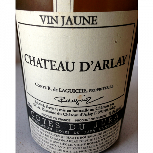 de Coninck Wine Merchant Château d'Arlay Grand Vin Jaune Côtes du Jura 2015 clavelin 62cl