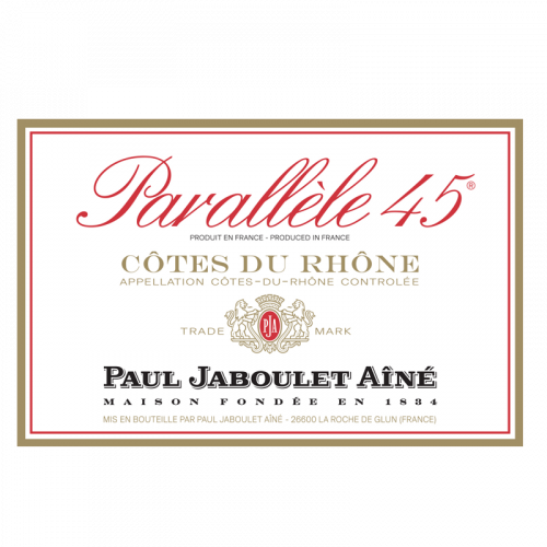 de Coninck Wine Merchant Paul Jaboulet Aîné "Parallèle 45 rouge" 2022 Demi 37,5cl - BIO